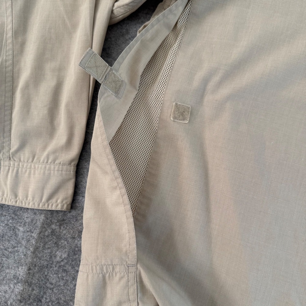 ExOfficio XL Khaki Insect Shield Ventilated Ripstop Mens Hiking Fishing Shirt - Picture 5 of 16